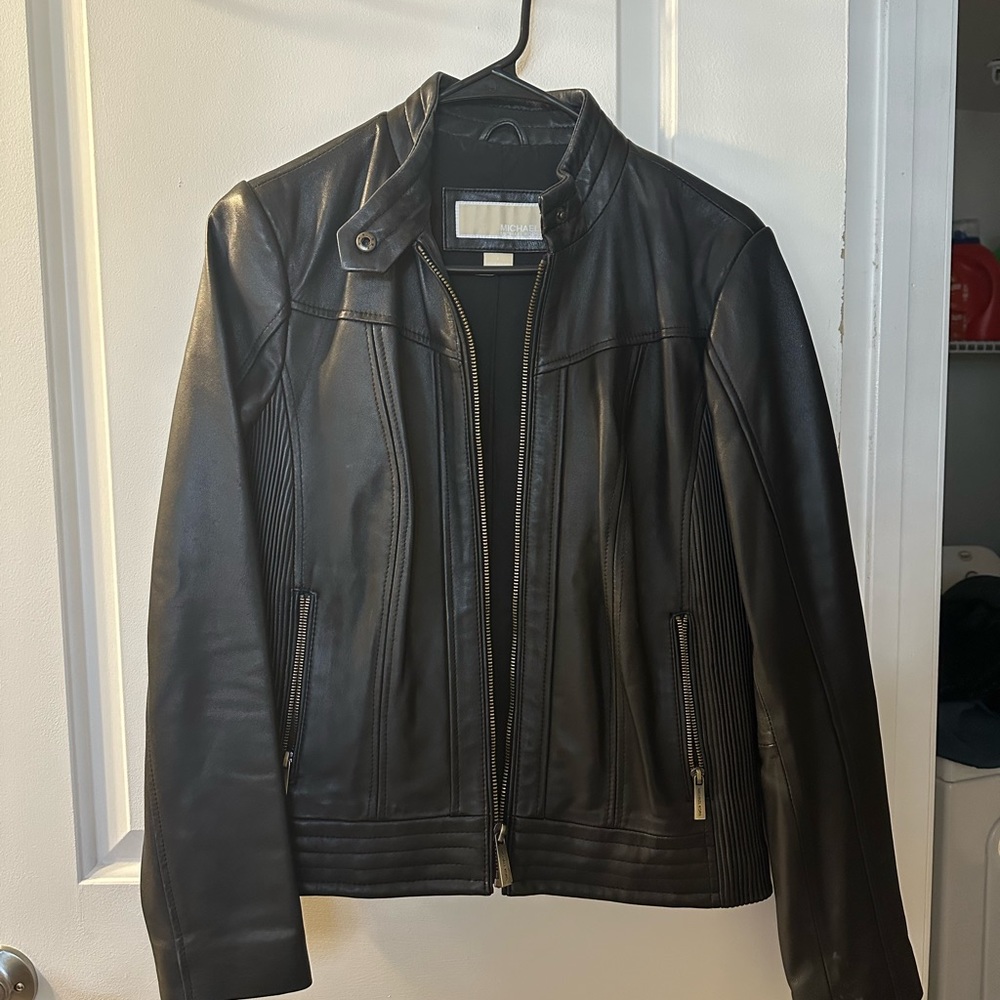 Women’s Black Leather Jacket